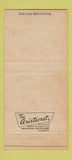 Matchbook Cover - Admiral Byrd Chapter 11 USCS 30 Strike