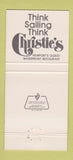 Matchbook Cover - Christie's Restaurant Newport RI 30 Strike