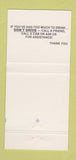 Matchbook Cover - Smokey Joe's Cafe Charlotte NC 30 Strike