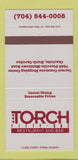 Matchbook Cover - Torch Fifty One Restaurant Charlotte NC 30 Strike