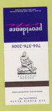 Matchbook Cover - Providence Cafe Charlotte NC 30 Strike