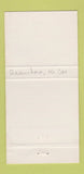 Matchbook Cover - Underground Restaurant  Greensboro NC 30 Strike