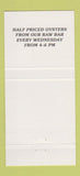 Matchbook Cover - Elijah's Restaurant Wilmington NC 30 Strike