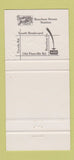Matchbook Cover - Bourbon Street Station Charlotte NC 30 Strike