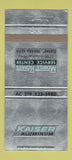 Matchbook Cover - Kaiser Aluminum Mobile Homes Elkhart IN 30 Strike