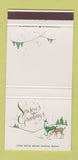 Matchbook Cover - Chessie Chesapeake Ohio Railroad Christmas 30 Strike