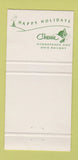 Matchbook Cover - Chessie Chesapeake Ohio Railroad Christmas 30 Strike