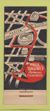 Matchbook Cover - Paul Daube Restaurant Bronx New York City NY 30 Stick
