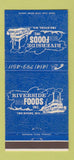 Matchbook Cover - Riverside Seafood Two Rivers WI 30 Strike