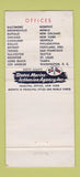 Matchbook Cover - World Wide Services States Marine Lines POOR 30 Stick