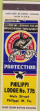 Matchbook Cover - Matchbook Cover Moose Lodge Philippi WV
