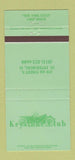 Matchbook Cover - Keystone Club St Petersburg FL 30 Strike
