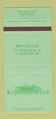 Matchbook Cover - Keystone Club St Petersburg FL 30 Strike