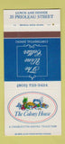 Matchbook Cover - The Colony House Charleston SC 30 Strike