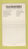 Matchbook Cover - 1973 Oldsmobile Rothrum Stamford TX BOBTAIL 30 Strike