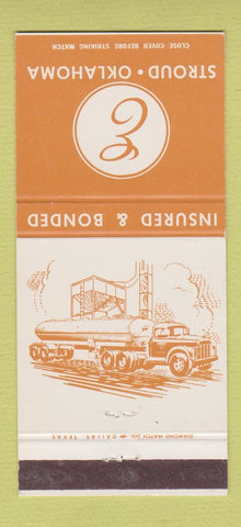 Matchbook Cover - Ellsworth Bros Trucking Stroud OK 30 Strike
