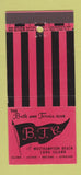 Matchbook Cover - Bath and Tennis Club Westhampton Beach LI NY 30 Stick