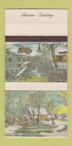 Matchbook Cover - Parker's Restaurant New Orleans LA Christmas 30 Strike
