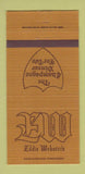 Matchbook Cover - Eddie Webster's Bloomington St Louis Park MN 30 Strike