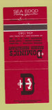 Matchbook Cover - Dominic's Harbor Restaurant San Rafael CA 30 Strike