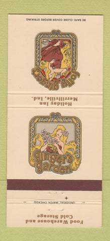 Matchbook Cover - Holiday Inn Merrillville IN Jolly Ginger's 30 Strike