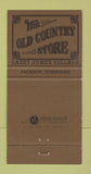 Matchbook Cover - Old Country Store Jackson TN Casey Jones Village 30 Strike