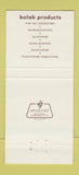Matchbook Cover - Bolab Inc Derry NH Laboratory Products 30 Strike