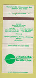 Matchbook Cover - Schumacher Seiler Baltimore MD plumbing supply 30 Strike