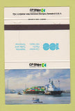 Matchbook Cover - CP Ships Canadian Pacific 40 Strike