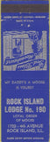 Matchbook Cover - Matchbook Cover Moose Lodge Rock Island IL