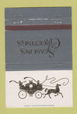 Matchbook Cover - Mid West National Bank Lake Forest IL? CHRistmas 40 Strike