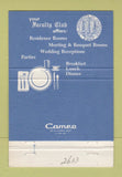 Matchbook Cover - Faculty Club University of California Berkeley CA 40 Strike