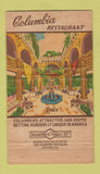 Matchbook Cover - Columbia Spanish Restaurant Tampa FL WEAR 36 Strike