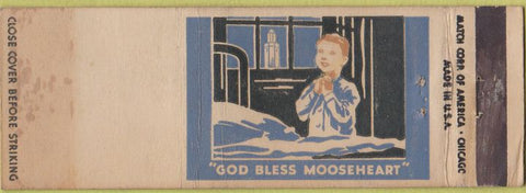 Matchbook Cover - Matchbook Cover Moose Lodge BLANK WEAR