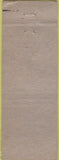 Matchbook Cover - Matchbook Cover Moose Lodge BLANK WEAR