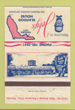 Matchbook Cover - Toby's Seafood House Panama City FL 40 Strike