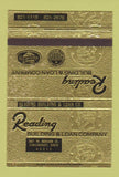Matchbook Cover - Reading Building and Loan Cincinnati OH 40 Strike