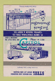 Matchbook Cover - Capitol Trailer Body Fort Smith AR Steel Little Rock 40 Strike