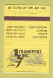 Matchbook Cover - ATS Transport Trucking North Ridgeville OH Elyria 40 Strike