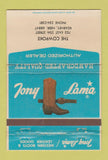 Matchbook Cover - Tony Lama Cowboy Boots Cowpoke Kearney NE WEAR 40 Strike