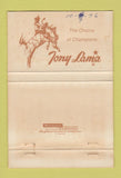 Matchbook Cover - Tony Lama Cowboy Boots Cowpoke Kearney NE WEAR 40 Strike