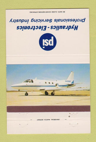 Matchbook Cover - PSI Hydraulics Electronics Livonia MI 40 Strike