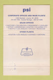 Matchbook Cover - PSI Hydraulics Electronics Livonia MI 40 Strike