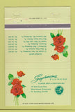 Matchbook Cover - Stephenson's Flowers Shiremanstown PA 40 Strike