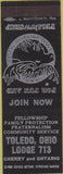 Matchbook Cover - Matchbook Cover Moose Lodge Toledo OH