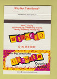 Matchbook Cover - Chances Country Bar dancing Dallas TX 40 Strike