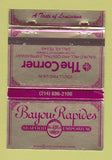 Matchbook Cover - Bayou Rapides Seafood Dallas TX 40 Strike