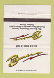 Matchbook Cover - Beamers Dallas TX WEAR 40 Strike