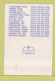 Matchbook Cover - Bearing Distributors Canton OH 40 Strike
