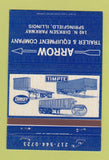 Matchbook Cover - Arrow Trailer and Equipment Springfield IL 40 Strike